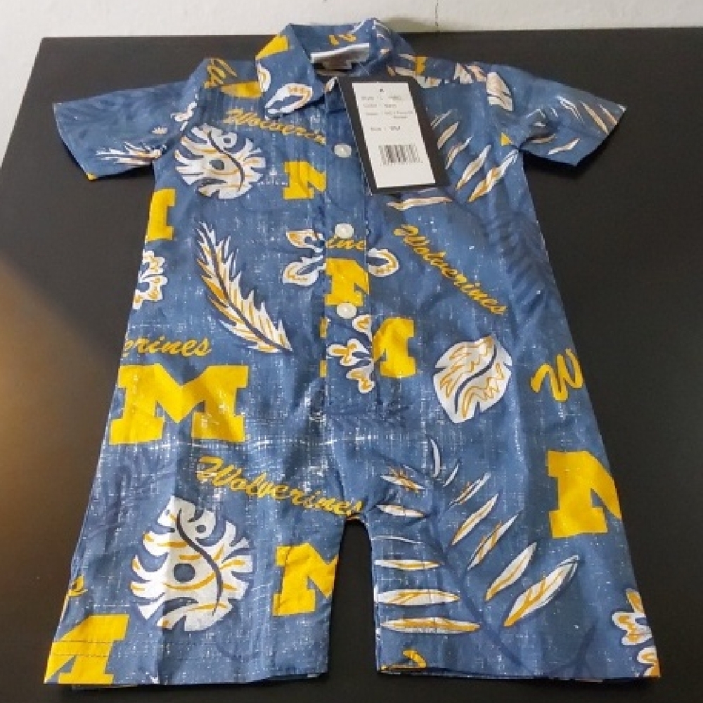 Blue and Yellow Kids Bodysuit